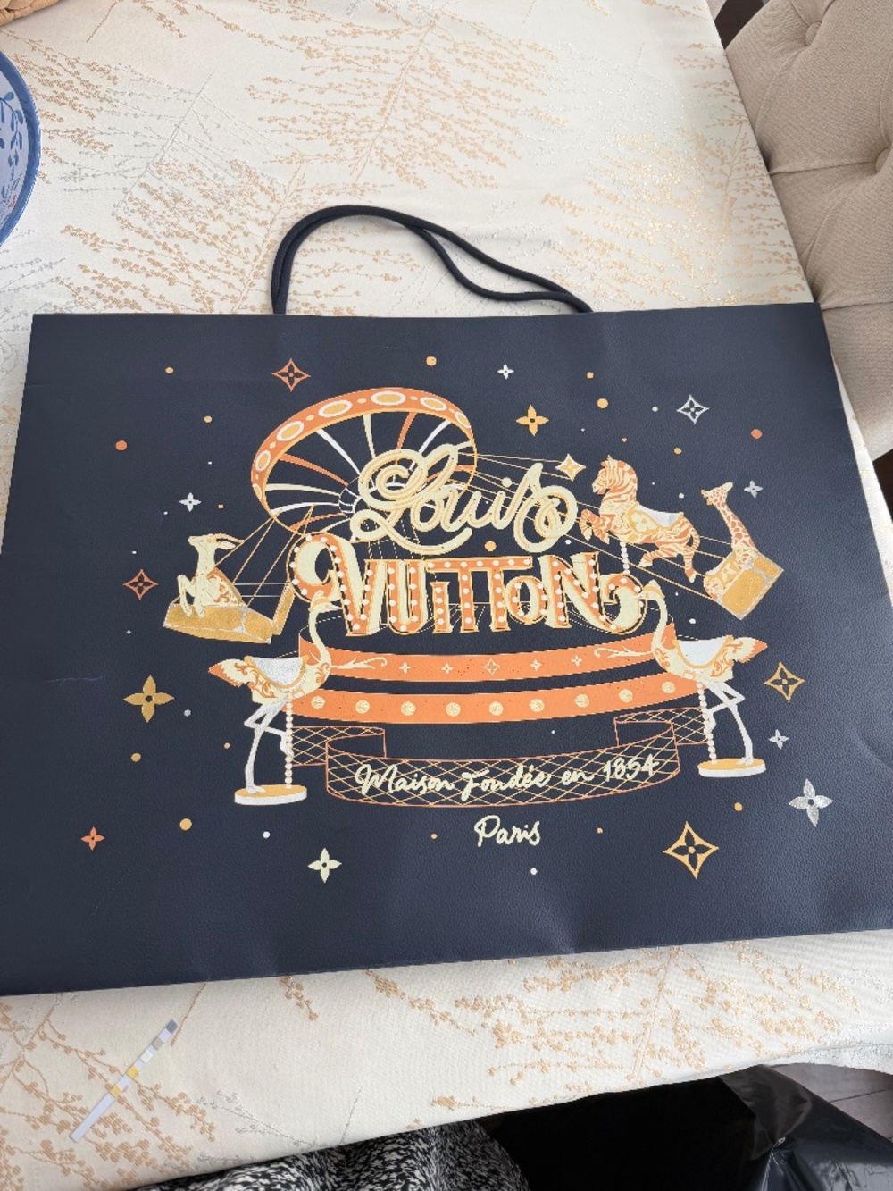 Louis Vuitton shopping bag